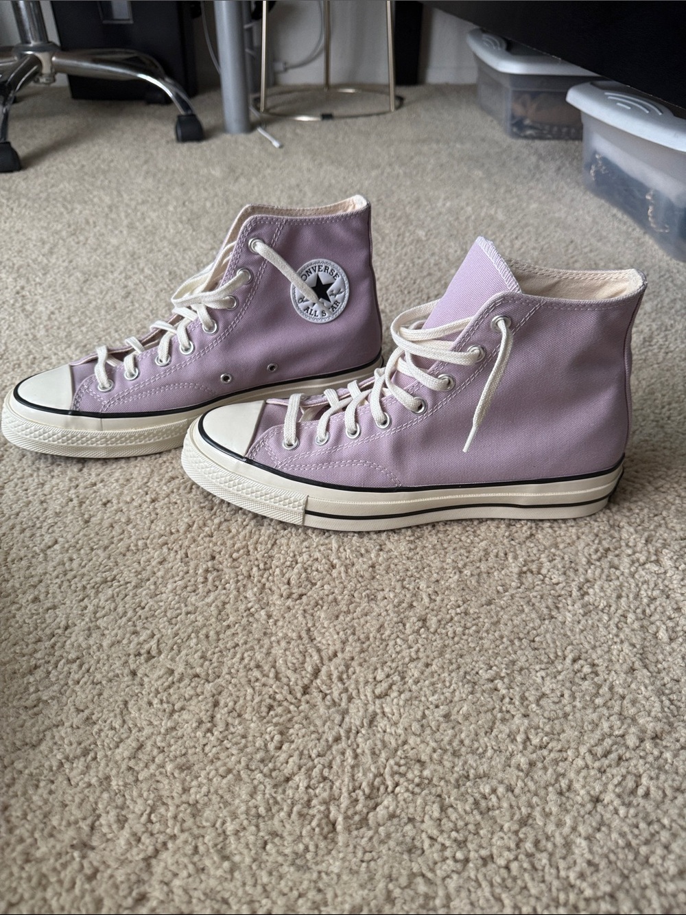 Converse Chuck 70 HI in Himalayan Salt/Egret/Black